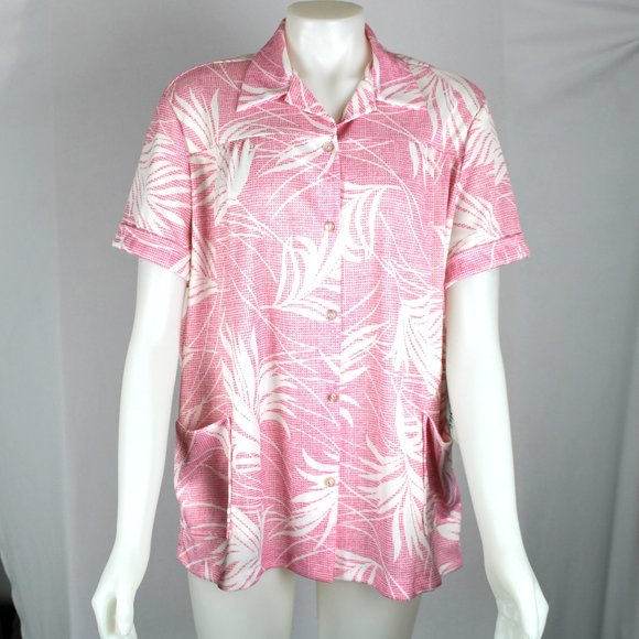 😊 Lind Clare Vintage House Coat Shirt Jacket - Picture 1 of 4